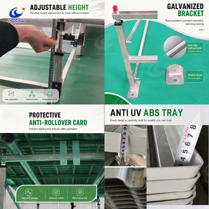 Banco di coltivazione automatico ChenChao con controllo PLC, sistema di irrigazione a flusso e riflusso intelligente per agricoltura smart, tavolo di coltivazione 4x8 - Product Image 3
