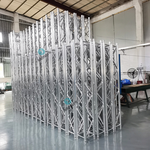 Hoogwaardige TUV-gecertificeerde zilveren 290x290mm vierkante spigot podiumverlichting aluminiumlegering <span class=keywords><strong>truss</strong></span> voor DJ concerten, feesten en evenementen - Product Image 1