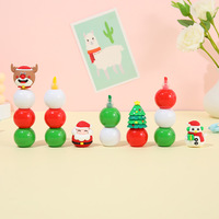 Fantaisie Cadeau Pastel Noël Basique Mini Kawaii Mignon Surligneur Marqueurs Stylos pour Enfants avec Pointe Ciselée