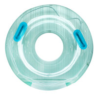 Bouée de natation gonflable transparente personnalisée en PVC pour adultes, idéale pour les parcs aquatiques portables et la pagaie
