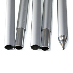 OEM kustom teleskopik luar ruangan aluminium dapat disesuaikan 6063 <span class=keywords><strong>6065</strong></span> tiang terpal Kemah tiang tenda penampungan matahari - Product Image 1
