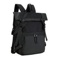Sac à dos pour ordinateur portable léger et imperméable pour hommes avec logo personnalisé, sac à dos décontracté pour étudiants avec fermeture à boucle