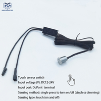 Interrupteur intelligent à capteur tactile par geste Guangshuo DC12-24V avec indice de protection IP21 pour le contrôle de l'éclairage LED des armoires