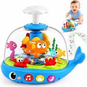 ของเล่นเด็กอ่อน EPT Press Spin Aquarium พร้อมไฟดนตรี สองภาษา ช่วย<span class=keywords><strong>พัฒนาการ</strong></span>เรียนรู้ ฝึกการเล่นคว่ำ <span class=keywords><strong>พัฒนาการ</strong></span>เชื่อมโยงเหตุและผล - Product Image 1