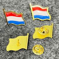 Venta al por Mayor de Insignias de Bandera de Países del Mundo, Chapadas en Oro, para Eventos y Recuerdos