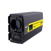 Onduleur et convertisseur 300W Type-C USB Auto AC 110V/120V/220V/230V Onde sinusoïdale pure Énergie solaire et réseau pour voitures 12V/24V