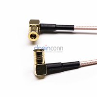 Câbles RF 10 cm 50 ohms Assemblages RG179 Mâle vers Mâle Câble d'extension SMB