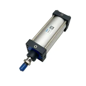 SC 63x75 Gas Cylinder Bore 32 Mm~320 Mm Stroke 25 Mm~1000 Mm Pneumatic Hydraulic Long Stroke Cylinders