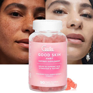 Los suplementos alimenticios de alta calidad apoyan el crecimiento de las uñas del cabello gomitas de colágeno saludables para la piel con biotina + vitamina C - Product Image 2