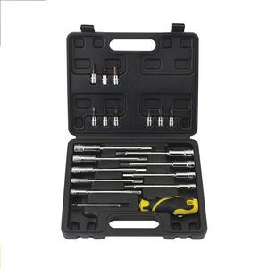 2024 Trending personalizzato 19 pz T maniglia CRV presa chiave Set regolazione metrica chiave a cricchetto chiave di coppia scatola imballato OEM - Product Image 1