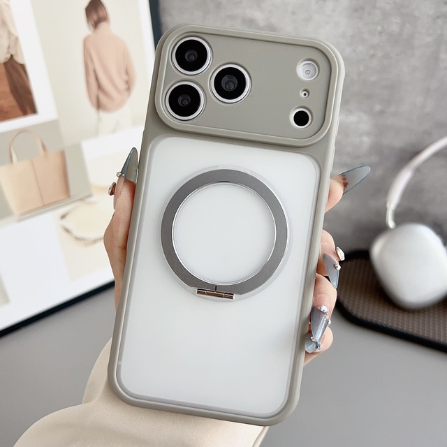 Lichicase Fashionable Matte Clear Magnetic Case for vivo IQOO 13 X300S X300 Ultra Anti-Fingerprint Back Cover