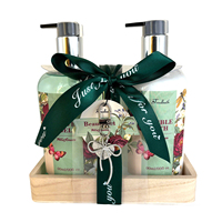 Kit de Luxe pour Soin Corporel Naturel aux Herbes en Gros : Sel de Bain, Gel Douche Liquide, Bain Moussant Fait Main pour une Détente Spa – Idéal comme Cadeau