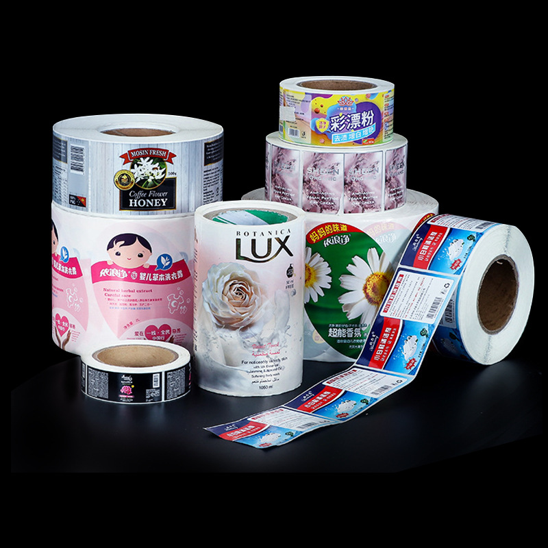 Custom Waterproof Oil Proof Vinyl Luxury Packaging Labels Embossed Gold Foil Food Candle Craft Eco-Friendly Adhesive Stickers