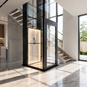 Promotion : <span class=keywords><strong>Ascenseur</strong></span> hydraulique domestique certifié CE, faible niveau sonore, économe en énergie, conception sécurisée <span class=keywords><strong>pour</strong></span> villas de luxe et maisons privées - Product Image 1