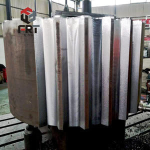 Fabricantes de Luoyang Venden Engranajes Modulares Grandes Personalizados, Engranajes de Mesa Giratoria Forjados Según Planos, Perfil de Dientes Rectos - Product Image 1