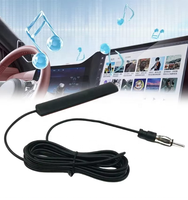 Antenne de voiture amplifiée discrète DC 5-12V 85-860Mhz, amplificateur de signal radio électronique AM/FM pour voiture et camion