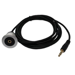 Câble d'extension stéréo 3,5 mm 3 cœurs 3P femelle vers mâle à montage sur panneau, connecteur <span class=keywords><strong>audio</strong></span> TRS AUX 3,5 mm à montage affleurant - Product Image 3