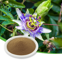 Extrait de Passiflora Caerulea de qualité alimentaire supérieure, 4% de flavones totales, poudre d'extrait de fleur de la passion en bouteille