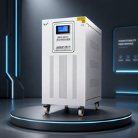 Stabilisateur Compensé Triphasé SBW 60KVA 380V 415V AC avec Affichage LCD Régulateur de Puissance OEM