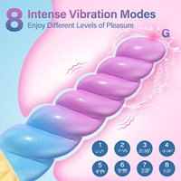 Plug anal en forme de pénis de licorne, vibrateur à télécommande sans fil à 8 vitesses, jouets sexuels secrets de haute classe pour femmes, hommes et femmes