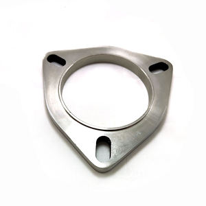 Tubo de Escape Automotriz de Acero Inoxidable Pulido a Espejo, 10mm de Grosor, Brida de Diamante de Dos Orificios, Modificación Universal - Product Image 6