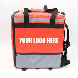 Sac à dos isotherme personnalisé pour la livraison de pizzas en restaurant, imperméable et anti-fuite, pour aliments réfrigérés - Product Image 4