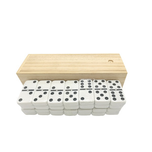 Caja de madera de dominó de melamina exclusiva de venta directa de fábrica Material acrílico para comercio exterior - Product Image 2