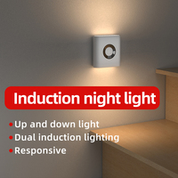 GGbingo Lampe de nuit LED rechargeable avec détecteur de mouvement Smart Home USB Lumière décorative pour chambre d'enfant et salon