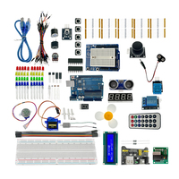 Kit de démarrage super pour STEM UNO R3 avec module WiFi ESP8266, capteurs IoT pour projets de bricolage de maison intelligente