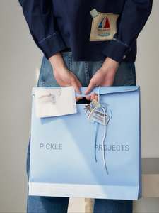 Etiqueta de Papel para Colgar Pickle Projects, Etiqueta Irregular para Sellado de Bolsas de Compra - Product Image 1