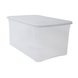 Boîte de rangement solide et basique 20-35L en plastique PP, empilable, écologique, design minimaliste pour la maison et le bureau - Product Image 1