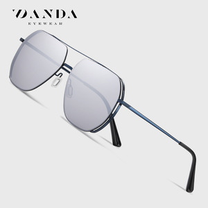 Lunettes de soleil DANDA rectangulaires polarisées UV400 pour hommes, conduite, JS8515, mode, monture complète - Product Image 1