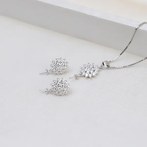 Boucles d'oreilles en argent S925 pour femmes, simples, tendance, DIY, mode, pendantes, 4-5 perles, avec support vide, 1090 - Product Image 3