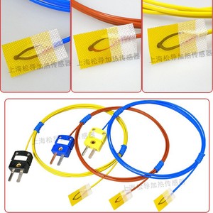 หัววัดอุณหภูมิแบบฟิล์มบางชนิดติดตั้งบนพื้นผิว, เทอร์โมคัปเปิลชนิด K, สายวัดอุณหภูมิชนิด J และชนิด T - Product Image 1