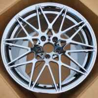 Jantes en alliage d'aluminium forgé 18-22 pouces T6061 5x120/5x112 chromées brossées polies design maille pour voitures de course