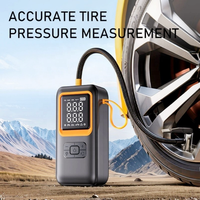 Compresseur d'air numérique portable pour pneus de voiture, moniteur de pression des pneus 12V en ABS, gonflage rapide 150psi, lumière d'urgence