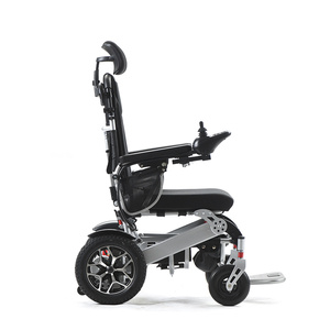 Fauteuil roulant électrique inclinable pliable léger Aluminium Auto pliant handicapé fauteuil roulant électrique handicapé - Product Image 5