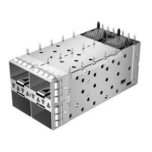 2007637-Cage de prise blindée à angle droit 2x2 SFP + à ajustement serré - Product Image 2