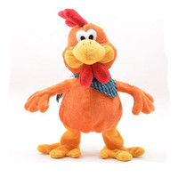 Jouet en peluche drôle de dinde dansante avec musique - Cadeaux de Thanksgiving pour enfants, animal en peluche électronique