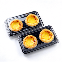 Boîte d'emballage pour tartelettes en PET thermoformé de qualité alimentaire, plateau alvéolé jetable, personnalisable, directement de l'usine