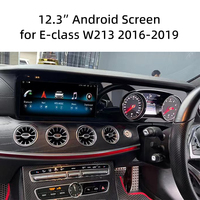 Lecteur multimédia de voiture Android 13 avec écran tactile 12,3 pouces, 4G+64G, Carplay, GPS, navigation pour Mercedes Benz Classe E W213 2016-2019