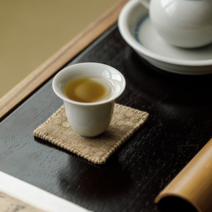 Guanlan Ice Terrace Glazed Ceramic <b>Teacup</b> Double Line Hanyuan Cup Porcelain Kung Fu Tea Set Retro Single Cup - Product Image 3