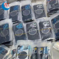 Panneau de remplacement de vitre arrière à grand trou, couvercle arrière de batterie en verre pour 16 16e 16Plus 16Pro 17 17Plus 17Pro Max avec aimant