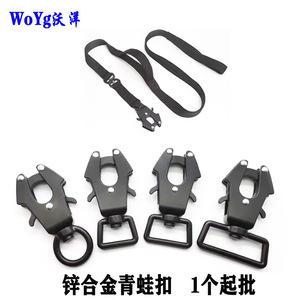 Alloy Dog Leash <b>Clip</b> Quick Release Medium Size Tactical Pet Rope <b>Buckle</b> Solid Sport Style Rivet Detail - Product Image 4