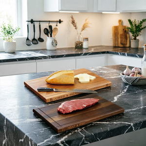 Planche à découper en bois d'<span class=keywords><strong>acacia</strong></span>, planches à découper en bois pour la cuisine avec poignée, planche à découper en bois naturel pour la préparation des aliments - Product Image 4
