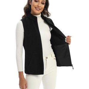 FOXA Women's Fleece <b>Vest</b> With Pockets Full Zip Warm Outerwear XS 2XL - Product Image 4