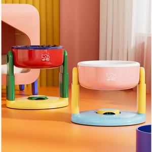 Bol pour chien à grand diamètre surélevé, portable, difficile à renverser, protège la colonne cervicale, pour boire de l'eau - Product Image 2