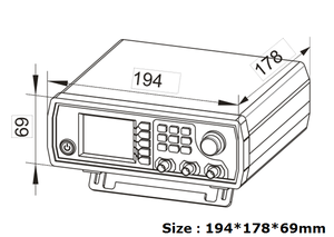 JDS6600 15/30/40/50/60MHz Bộ Tạo Tín Hiệu Điều Khiển Kỹ Thuật Số Chức Năng DDS Hai Kênh Máy Phát Tín Hiệu Máy Đo Tần Số Tùy Ý - Product Image 5