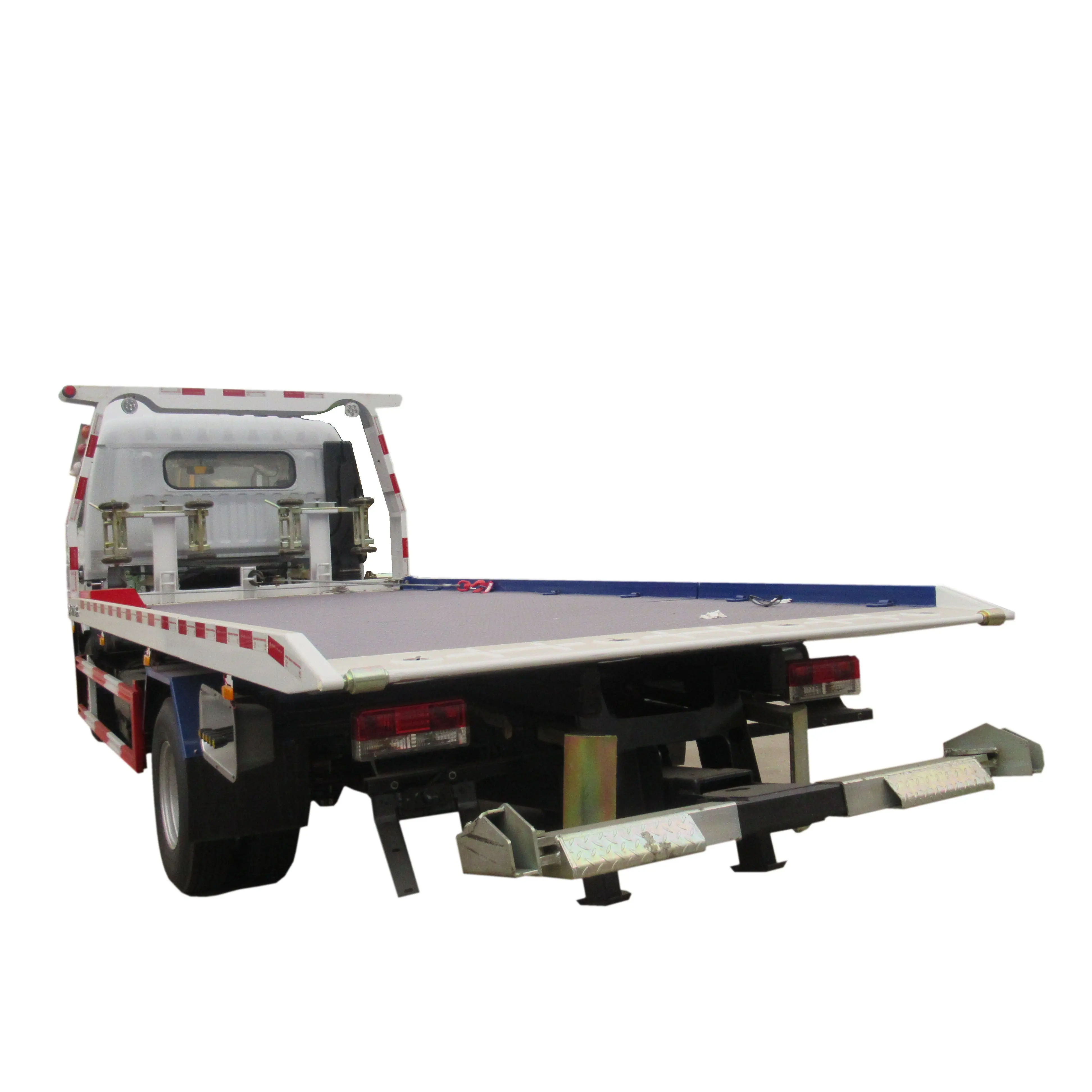 DFAC буксировочный эвакуатор, подъемник для двух автомобилей, слайд-кровать, плоский разрыв, буксировочный автомобиль, вращающийся лоток, грузовик, 4 тонны