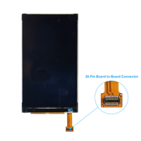 [En stock] Écran AMOLED IPS MIPI DSI de 3,5 pouces 360*640, module d'écran OLED couleur 20 broches, panneau tactile capacitif personnalisable